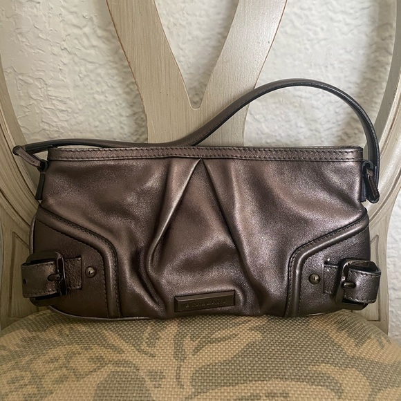 Vintage Burberry Gunmetal Handbag - Picture 1 of 8